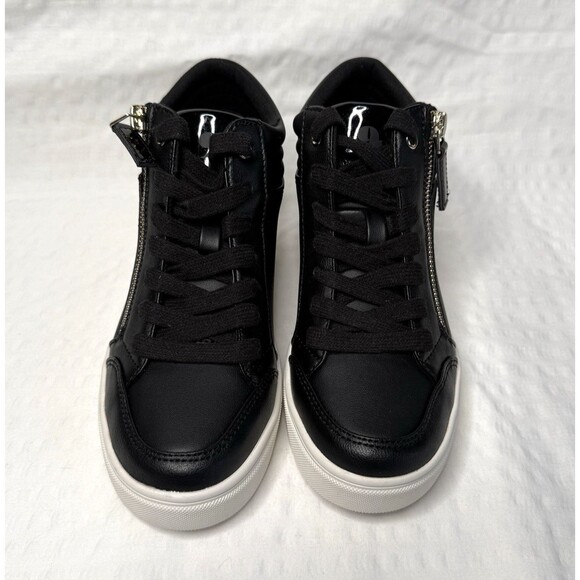 Nine West Women’s Tons High Top Hidden Wedge Sneakers Black Size 5.5M Shoes - Picture 3 of 11